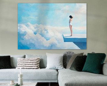 Dromen boven de wolken van Poster Art Shop