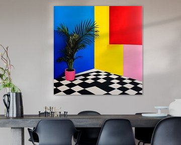 Kleurrijke kamers en levende planten van Poster Art Shop