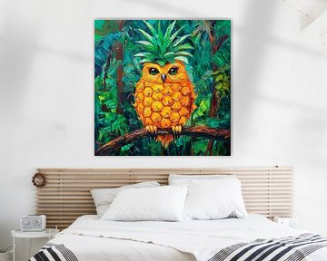 Uil of ananas? Een avontuur! van Poster Art Shop