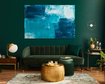 Fascinatie in blauwgroen