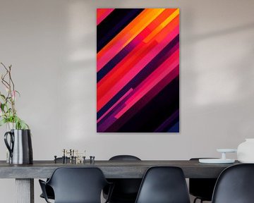 Coloured lines in motion by Poster Art Shop