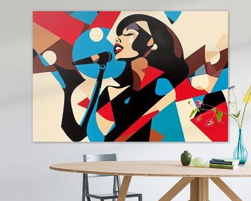 Kleurrijke geluiden van musicalisering van Poster Art Shop