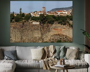 Niguelas, beautiful historic village in Andalusia above a large ravine. by Marjolein Zijlstra