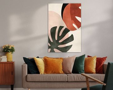 Creative leaves and earthy colours by Poster Art Shop