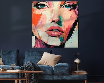Kunstvolle Farben der Schönheit von Poster Art Shop
