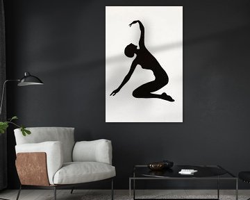 Fysieke elegantie en beweging van Poster Art Shop