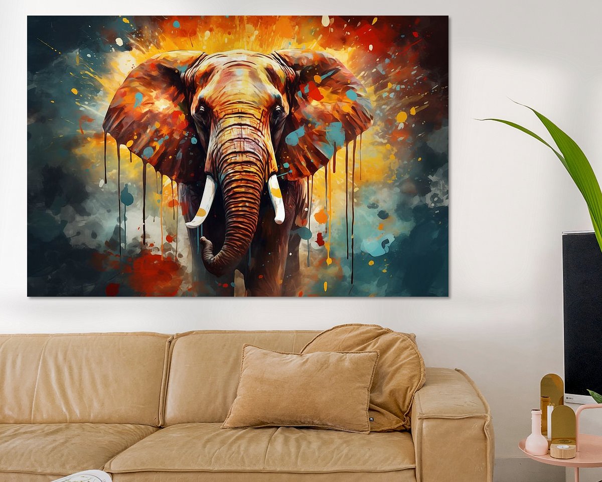 Example of the artwork in a room