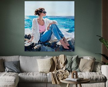 Summer mood by the sea by Poster Art Shop