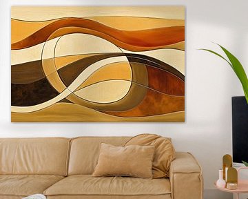 Modern abstracte vormen van Imagine