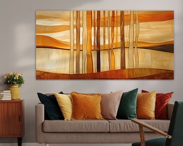 Modern abstracte vormen van Imagine