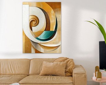 Modern abstracte vormen van Imagine