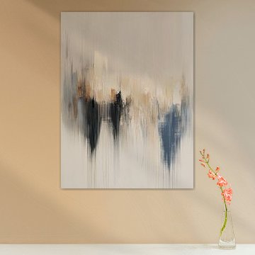 Moderne et abstrait dans le style japonais sur Japandi Art Studio