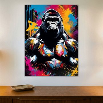 Gorilla-Kunst, Graffiti