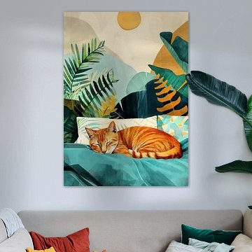 Sleeping cat #cat #catlife by JBJart Justyna Jaszke