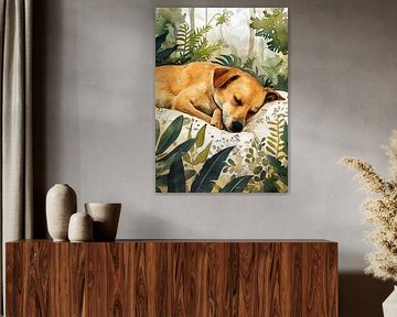 Slapende hond #dier #hond van JBJart Justyna Jaszke
