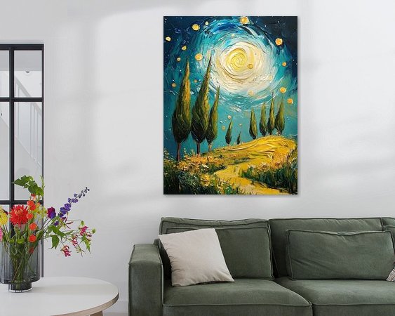 Example of the artwork in a room