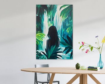 Verborgen schoonheid in de jungle van Poster Art Shop