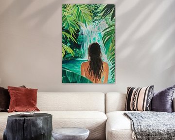 Verborgene Oase der Natur von Poster Art Shop