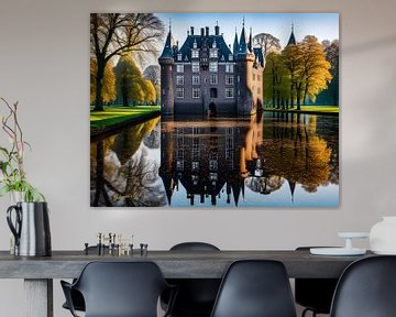 Castle Dreamscapes - Castle De Haar, The Netherlands 2 by Johannas Art Creations