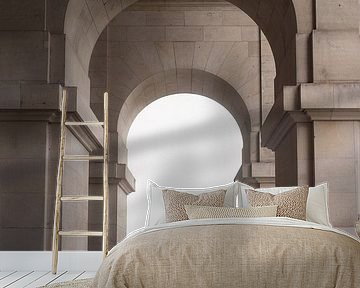 De achterkant van de Reichstag | Berlijn | Duitsland | kolommade | reisfotografie | fotobehang