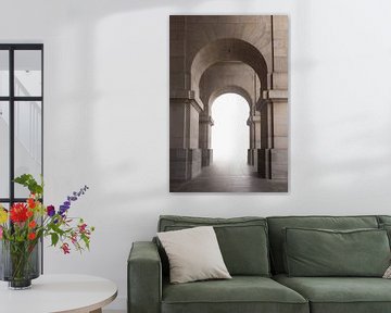 De achterkant van de Reichstag | Berlijn | Duitsland | kolommade | reisfotografie | fotobehang van Laura Dijkslag