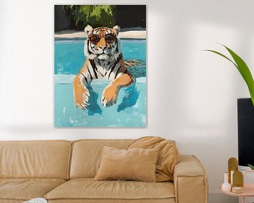 Chillin' Tiger von Gypsy Galleria
