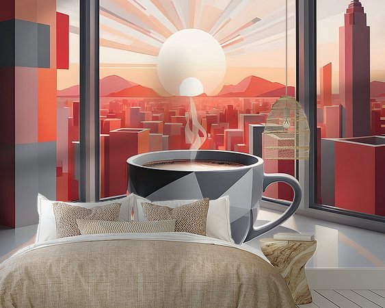 Example of the artwork in a room