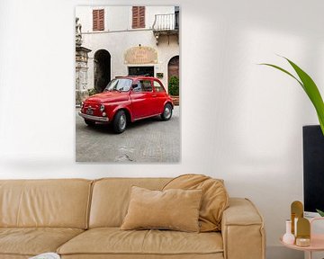 Fiat 500 in Pitigliano. van Jolanda van Eek en Ron de Jong