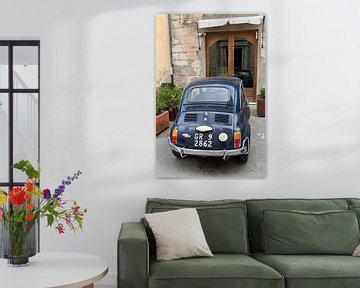Fiat 500 in Pitigliano van Jolanda van Eek en Ron de Jong