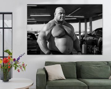 Bij het benzinestation van BEARpictureart