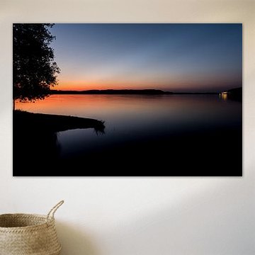 Zonsondergang aan de Kochelsee