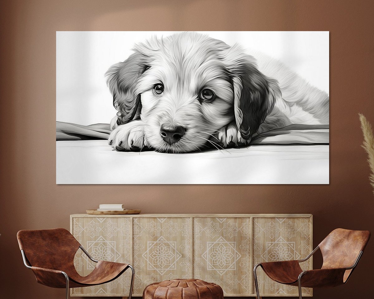 Example of the artwork in a room