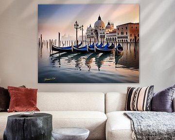 Castle Dreamscape - Doge's Palace, Venice, Italy 2 by Johannas Art Creations