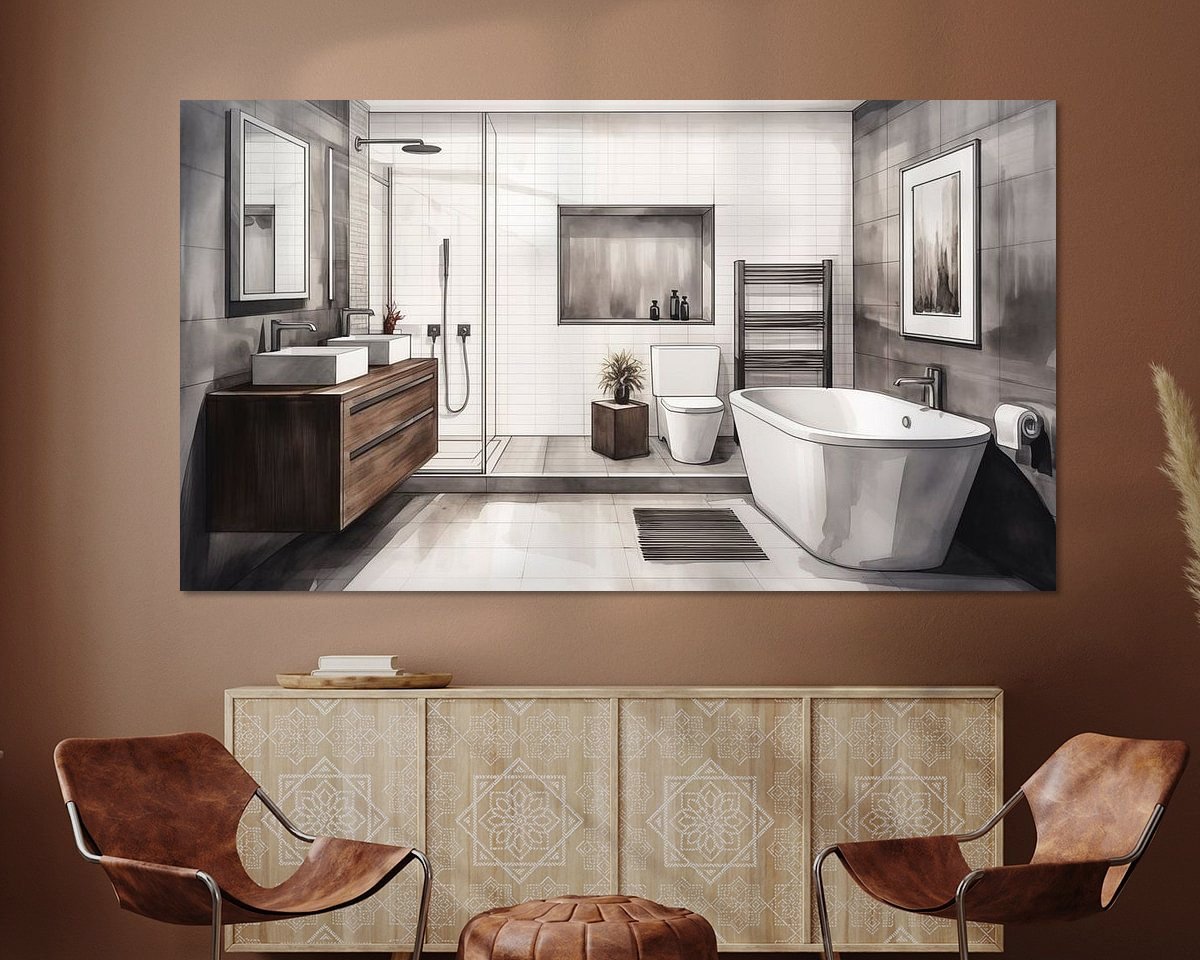 Example of the artwork in a room