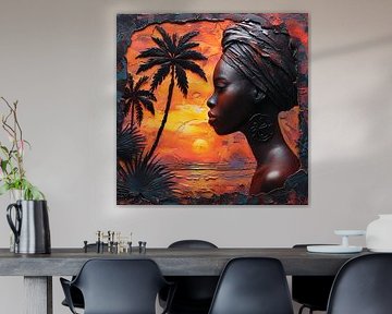 Belle dame africaine