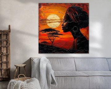 Belle dame africaine