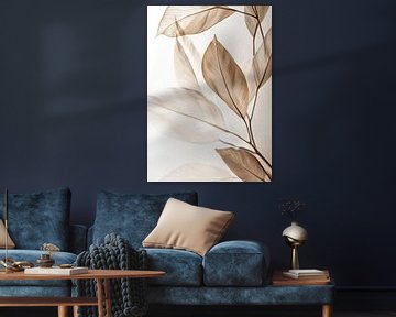 Floating leaves in a dreamy silence by Color Square