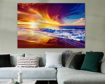uitzicht zee en strand