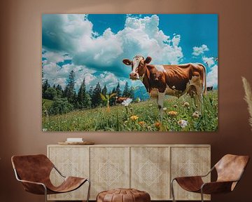 cows in the meadow