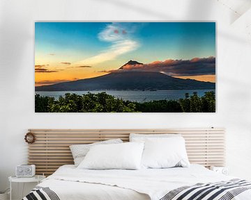 panorama Pico vulkaan van Antwan Janssen