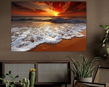 Sonnenuntergang am Strand