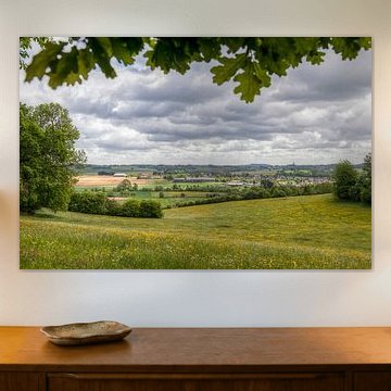 Panorama van Mechelen in Zuid-Limburg van John Kreukniet