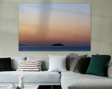 Zonsopkomst op het strand Malaga Andalusie! van Peter Haastrecht, van