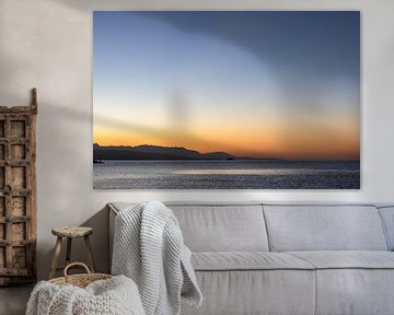 Zonsopkomst op het strand Malaga Andalusie! van Peter Haastrecht, van