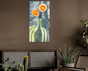 Orange buttons by Marije Kalshoven