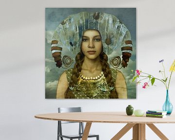 Vintage Beauty Harlequin by Yvonne Zeldenthuis