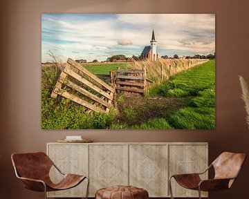 Reformed church on texel by Marco Rutten