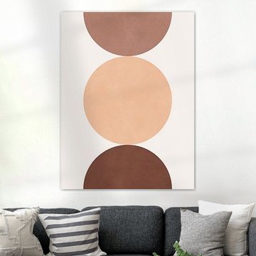 Cirkels en halve cirkels 2 van Vitor Costa