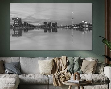 Skyline von Rotterdam mit euromast von Ilya Korzelius