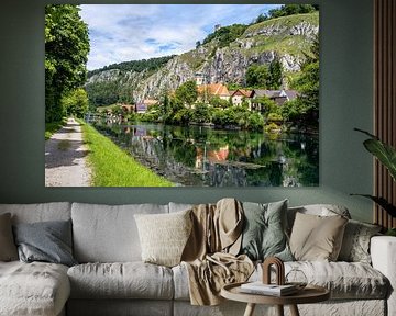 Der Idyllische Ort Essing im Altmühltal von ManfredFotos